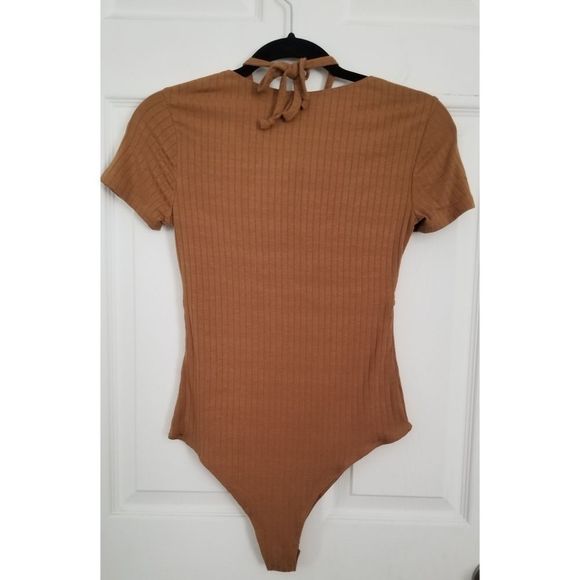 Wild fable brown cutout bodysuit - Picture 4 of 6